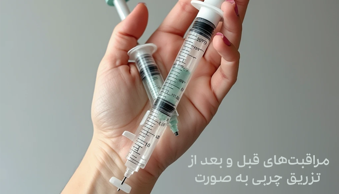 مراقبت‌های قبل و بعد از تزریق چربی به فیس
