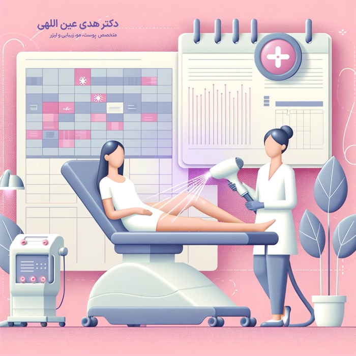 تأثیر رعایت فاصله زمانی مناسب بر اثربخشی لیزر موهای زائد
